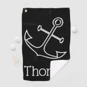 Serviette De Golf Ancre (En situation)