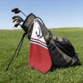 Serviette De Golf Ancre bleue Bleu Bleu blanc Bleu Bleu Rouge (Vert)