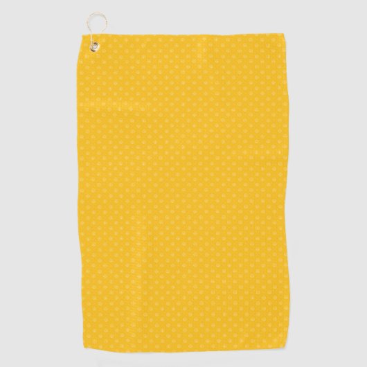 Serviette De Golf ancres jaune (Devant)
