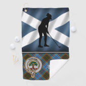 Serviette De Golf Anderson Tartan Golf Personnalisé (pour elle) (En situation)