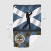 Serviette De Golf Anderson Tartan Golf Personnalisé (pour lui) (En situation)