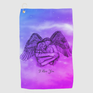 Serviette De Golf Angel Eros in Love