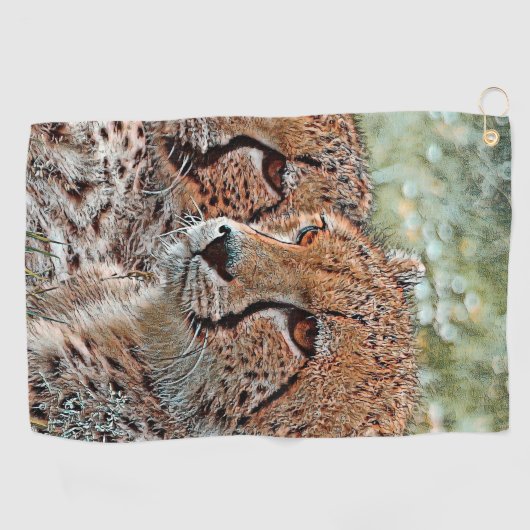 Serviette De Golf AnimalMix_Cheetah_031 (Horizontal)