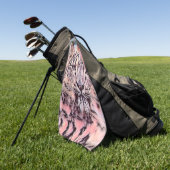 Serviette De Golf AnimalMix_Leopard_008 (Vert)