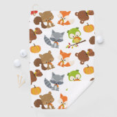 Serviette De Golf Animaux de forêt, Animaux de forêt, Animaux d'auto (En situation)