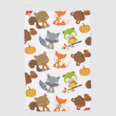 Serviette De Golf Animaux de forêt, Animaux de forêt, Animaux d'auto (Devant)