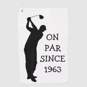 Serviette De Golf Anniversaire Golfer Funny 60e heureux Papa Par Hum