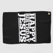 Serviette De Golf Anniversaire Jésus Noël (Horizontal)