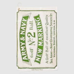 Serviette De Golf Annonce Vintage personnalisée Golf Towel
