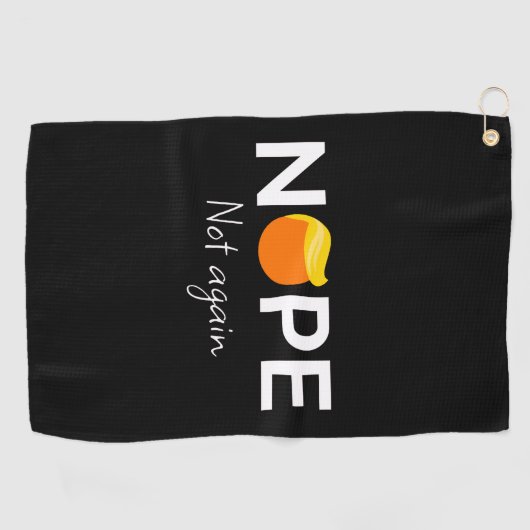 Serviette De Golf Anti-Trump - Non, pas encore moi (Horizontal)