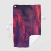 Serviette De Golf août rouge (En situation)
