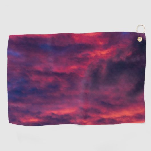 Serviette De Golf août rouge (Horizontal)