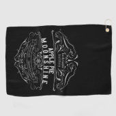Serviette De Golf Appalachia Moonshine Étiquette (Horizontal)