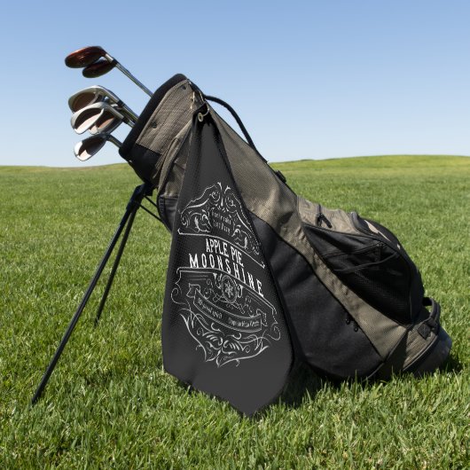 Serviette De Golf Appalachia Moonshine Étiquette (Vert)