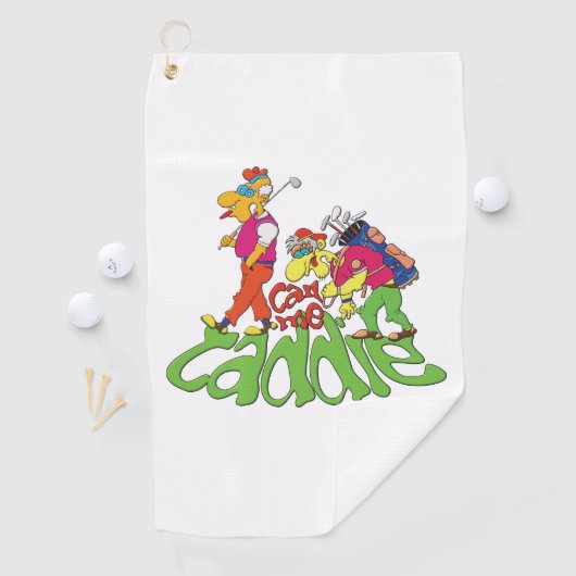 Serviette De Golf Appelle-moi Caddy (En situation)