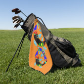 Serviette de golf Aqua Fish Eastern Design (Vert)
