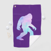 Serviette De Golf Aquarelle Bigfoot (En situation)
