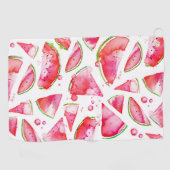 Serviette De Golf Aquarelle pastèque 1 (Horizontal)