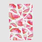 Serviette De Golf Aquarelle pastèque 1 (Devant)