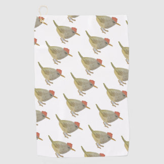 Serviette De Golf Aquarelle Songbird Mountain Tailorbird