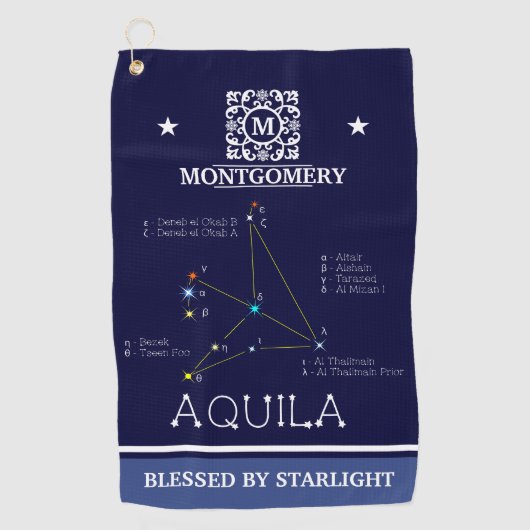 Serviette De Golf Aquila (Devant)