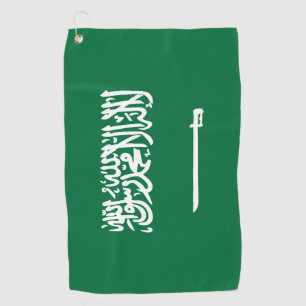 Serviette De Golf Arabie Saoudite Drapeau & Saoudienne vacances de g