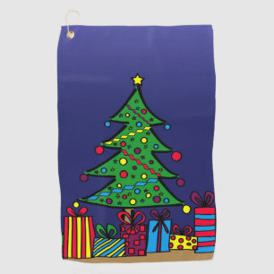 Serviette De Golf Arbre de Noël