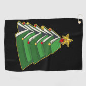 Serviette De Golf Arbre de Noël de la réservation IV (Horizontal)