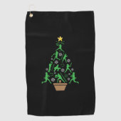 Serviette De Golf Arbre de Noël pour filles de filles (Devant)