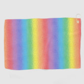Serviette De Golf Arc-en-ciel givré (Horizontal)
