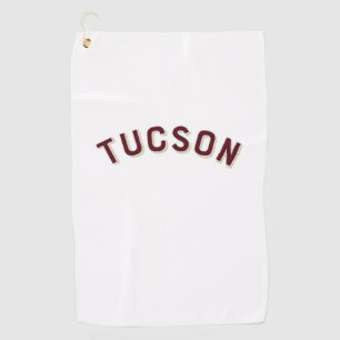 Serviette De Golf Arc Vintage de Tucson, Arizona