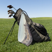 Serviette De Golf Architecture de Vérone, Italie (Vert)