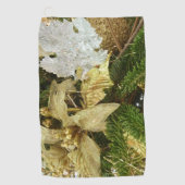 Serviette De Golf Argent et or Noël Arbre II (Devant)