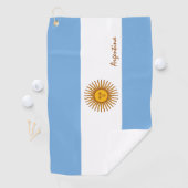 Serviette De Golf Argentine Drapeau & Argentine vacances de golf /sp (En situation)