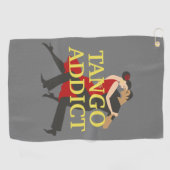 Serviette De Golf Argentine Tango Addict Dance Couple (Horizontal)