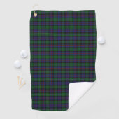 Serviette De Golf Argyll District Tartan avec monogramme / initiales (En situation)