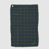 Serviette De Golf Argyll District Tartan avec monogramme / initiales (Devant)
