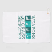 Serviette De Golf Armes De Destruction Grasse (Horizontal)