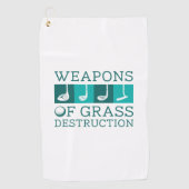 Serviette De Golf Armes De Destruction Grasse (Devant)