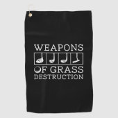 Serviette De Golf Armes De Destruction Grasse (Devant)