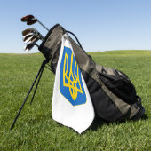Serviette De Golf Armoiries de l'Ukraine (Vert)
