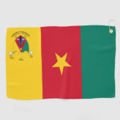 Serviette De Golf Armoiries du Cameroun (Horizontal)