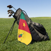 Serviette De Golf Armoiries du Cameroun (Vert)