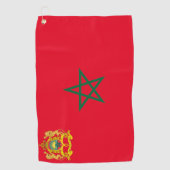 Serviette De Golf Armoiries du Maroc  (Devant)