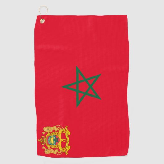 Serviette De Golf Armoiries du Maroc  (Devant)