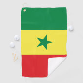Serviette De Golf Armoiries du Sénégal (En situation)