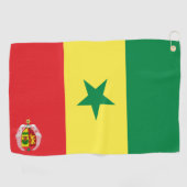 Serviette De Golf Armoiries du Sénégal (Horizontal)