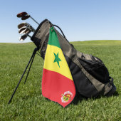 Serviette De Golf Armoiries du Sénégal (Vert)