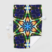 Serviette De Golf Armoiries métalliques fissurées d'étoile ou de fle (En situation)