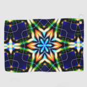 Serviette De Golf Armoiries métalliques fissurées d'étoile ou de fle (Horizontal)